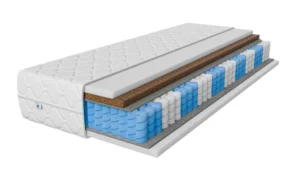 Materac kieszeniowy 26 cm wygodny PAT KOKOS sprężynowy z pokrowcem