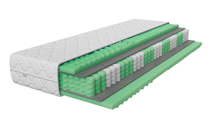 Materac kieszeniowy 26 cm SUPER HyperElastic Prestige Masaż średnio twardy wygodny