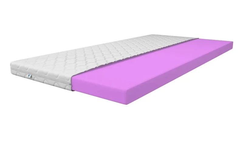 Materac piankowy 10 cm dwustronny Milano z pokrowcem