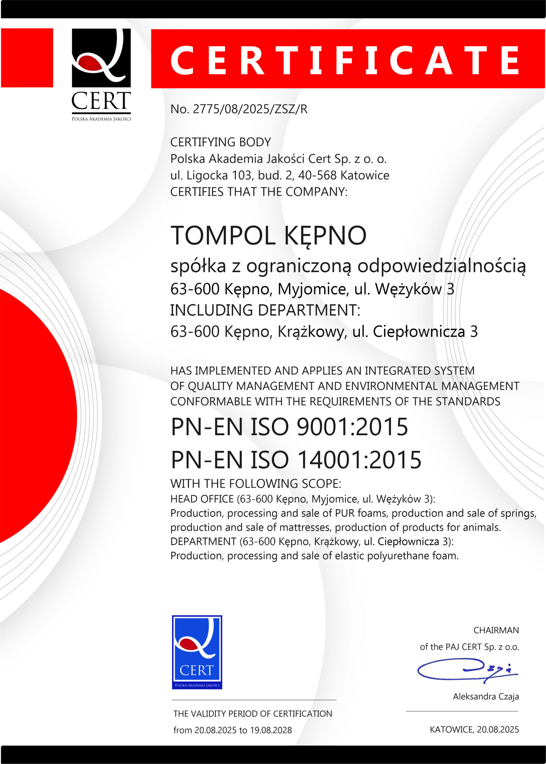 certyficate image